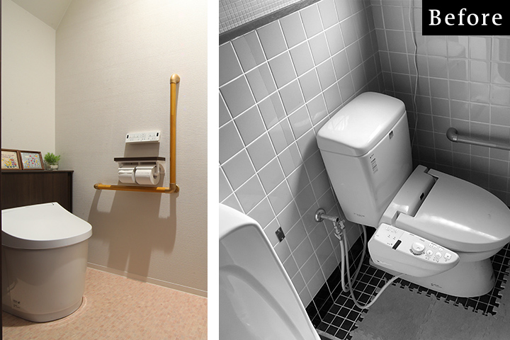 トイレAFTER/BEFORE